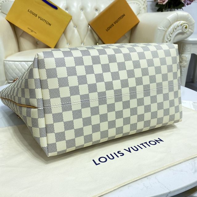 Louis vuitton original damier azur neverfull mm N41179 