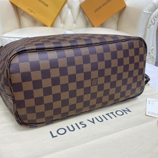 Louis vuitton original damier ebene neverfull mm N41603 pink