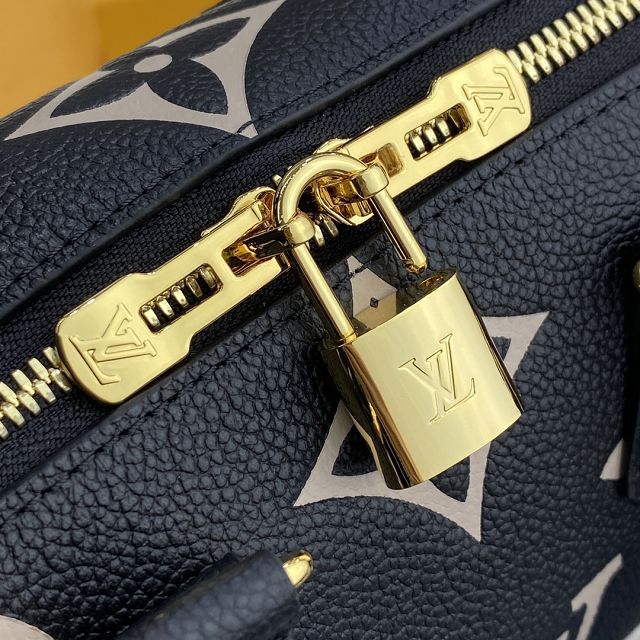 Louis vuitton original monogram calfskin speedy 20 M58947 black