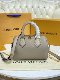 Louis vuitton original monogram calfskin speedy 20 M58953 grey