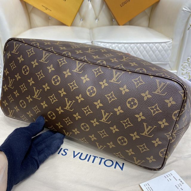 Louis vuitton original monogram canvas neverfull gm M40991 red