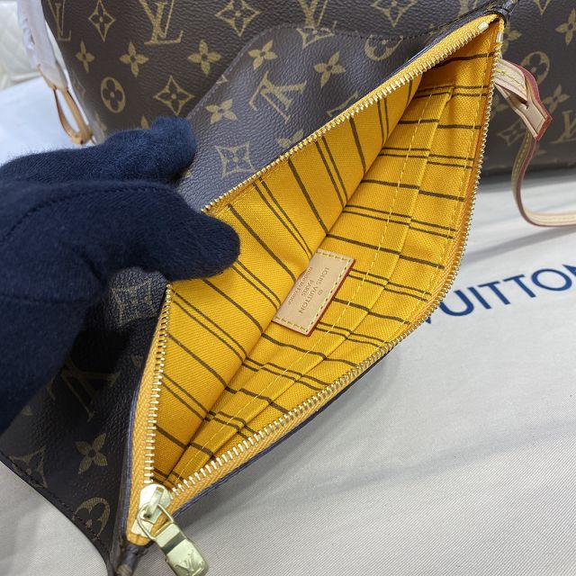 Louis vuitton original monogram canvas neverfull gm M40992 yellow