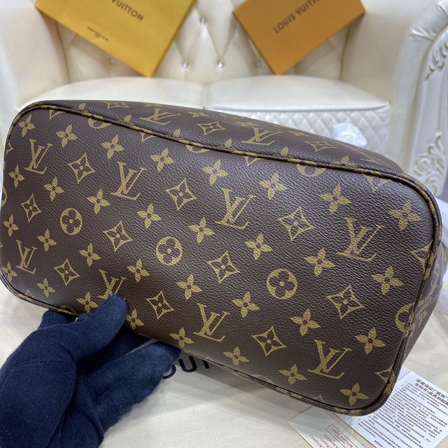 Louis vuitton original monogram canvas neverfull mm M40997 yellow