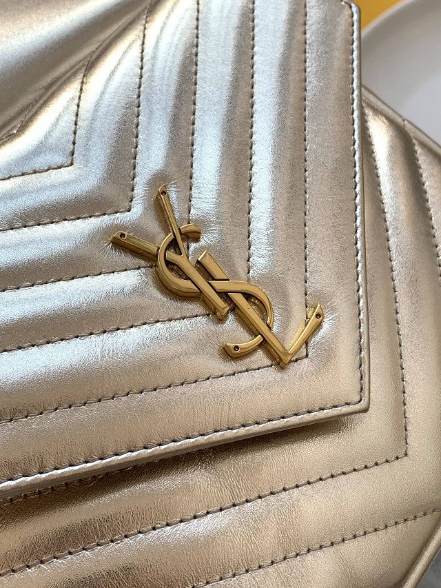 YSL original lambskin joe backpack 672609 gold