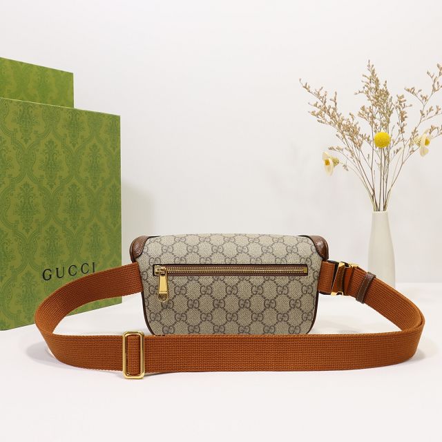 GG original supreme canvas belt bag 682933 brown