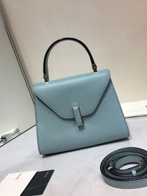 Valextra original calfskin iside mini bag 36028 light blue