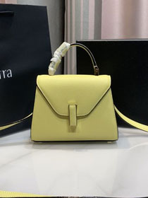 Valextra original calfskin iside nano bag 21028 yellow