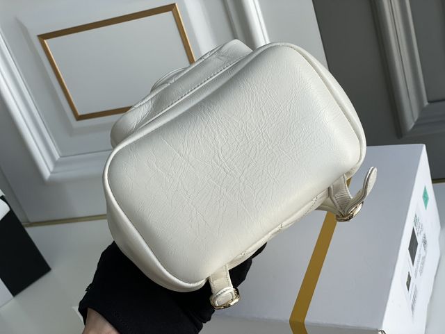 CC original calfskin mini backpack AS2908 white