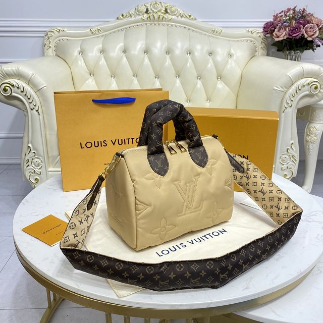 Louis vuitton original econyl speedy 25 M59009 beige