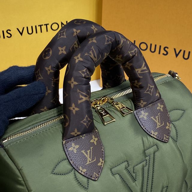 Louis vuitton original econyl speedy 25 M59009 green