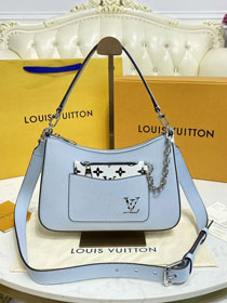 2022 Louis vuitton original epi leather marelle bag M80689 light blue