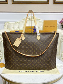 2022 Louis vuitton original monogram canvas all-in handbag gm M43893