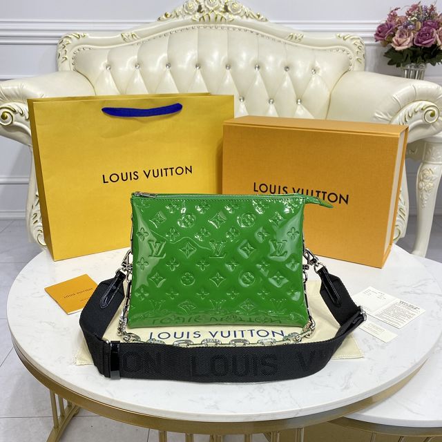 2023 Louis vuitton original vernis leather coussin pm bag M57790 green