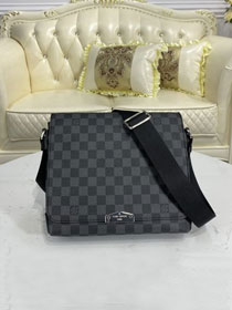 Louis vuitton original damier graphite district messenger bag pm N40349 