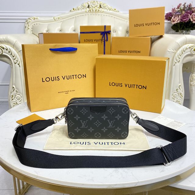 Louis vuitton original monogram eclipse alpha bag M60414 