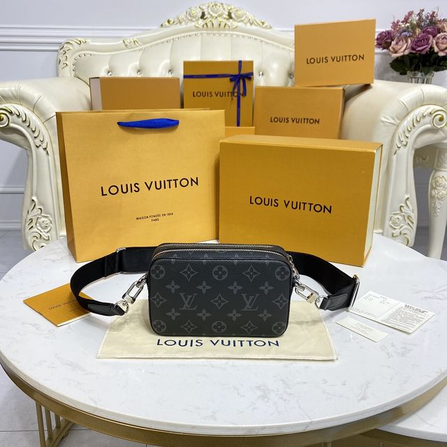 Louis vuitton original monogram eclipse alpha bag M60414 