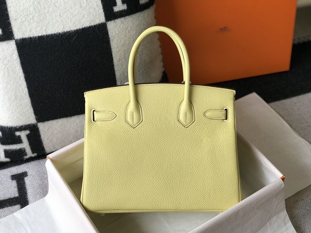 Hermes original togo leather birkin 35 bag H35-1 jaune poussin