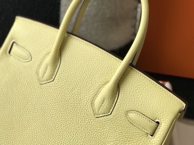 Hermes original togo leather birkin 35 bag H35-1 jaune poussin