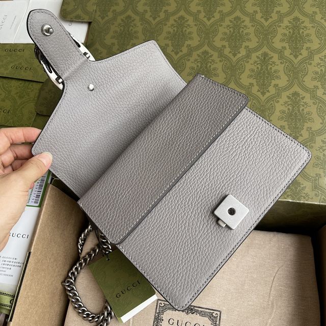 Top GG original calfskin dionysus mini shoulder bag 421970 grey