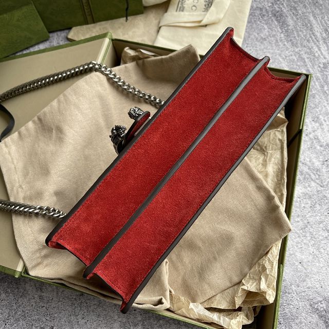 Top GG original canvas dionysus medium shoulder bag 400249 red