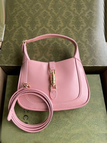 Top GG original calfskin jackie 1961 mini shoulder bag 637091 pink