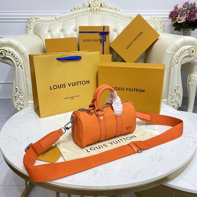 Louis vuitton original calfskin keepall XS bag M80950 orange