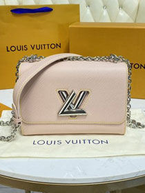 Louis vuitton original epi leather twist mm M50282 pink