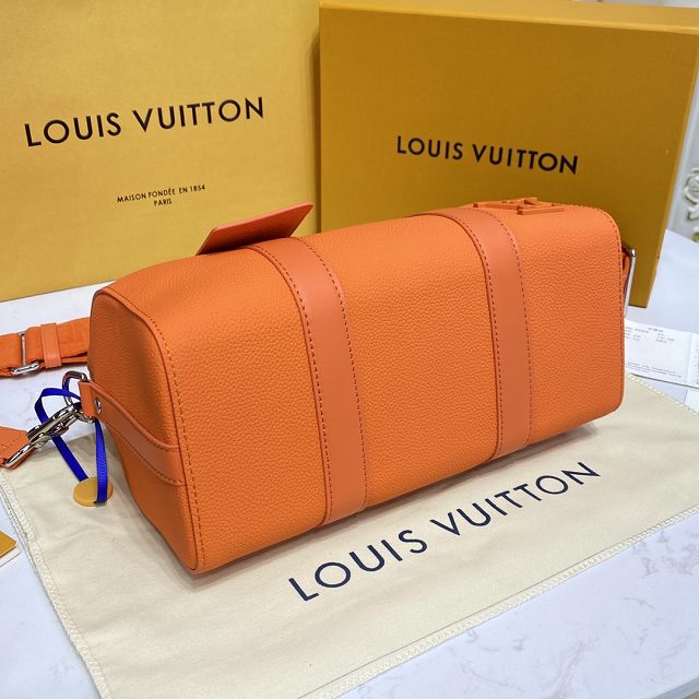 Louis vuitton original calfskin keepall city bag M57082 orange