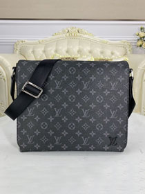 Louis vuitton original monogram eclipse district messenger bag gm M45271