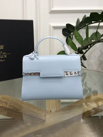 Delvaux original box calfskin tempete pm bag AA0505 light blue