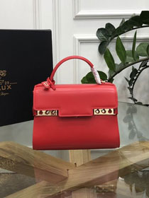 Delvaux original box calfskin tempete pm bag AA0505 red