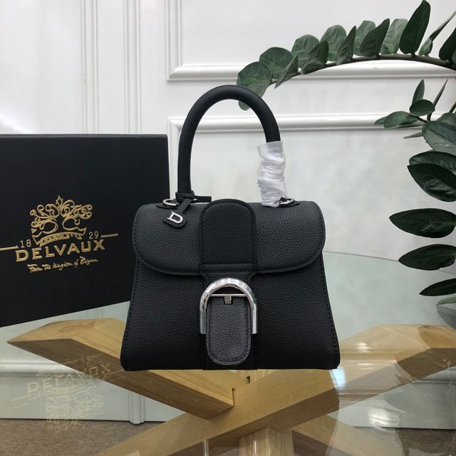 Delvaux original grained calfskin brillant mini bag AA0406 black