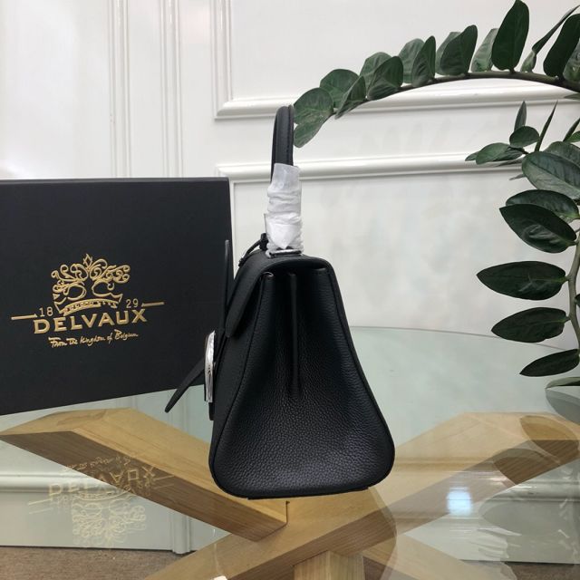 Delvaux original grained calfskin brillant mini bag AA0406 black