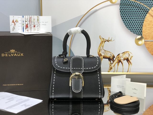 Delvaux original grained calfskin brillant mini bag AA0406 black