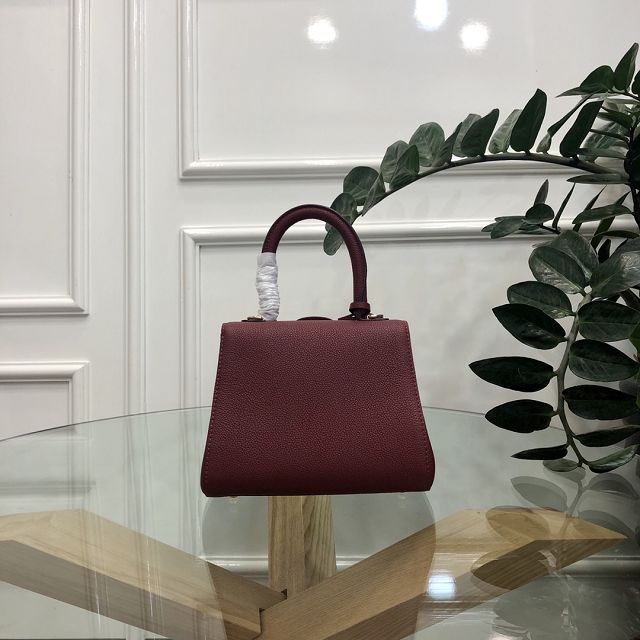 Delvaux original grained calfskin brillant mini bag AA0406 bordeaux