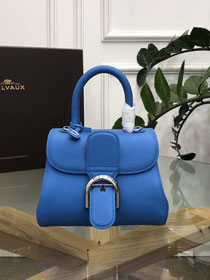 Delvaux original grained calfskin brillant mini bag AA0406 blue