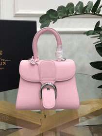 Delvaux original grained calfskin brillant mini bag AA0406 pink