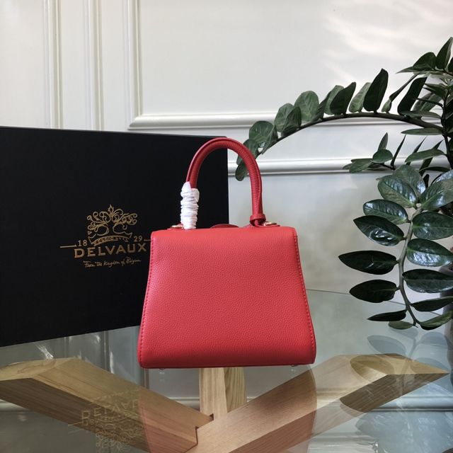 Delvaux original grained calfskin brillant mini bag AA0406 red