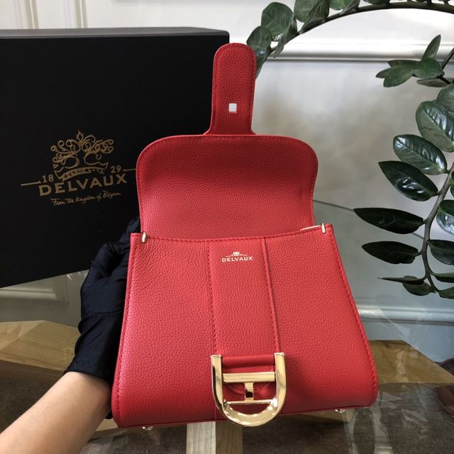 Delvaux original grained calfskin brillant mini bag AA0406 red