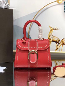 Delvaux original grained calfskin brillant mini bag AA0406 red