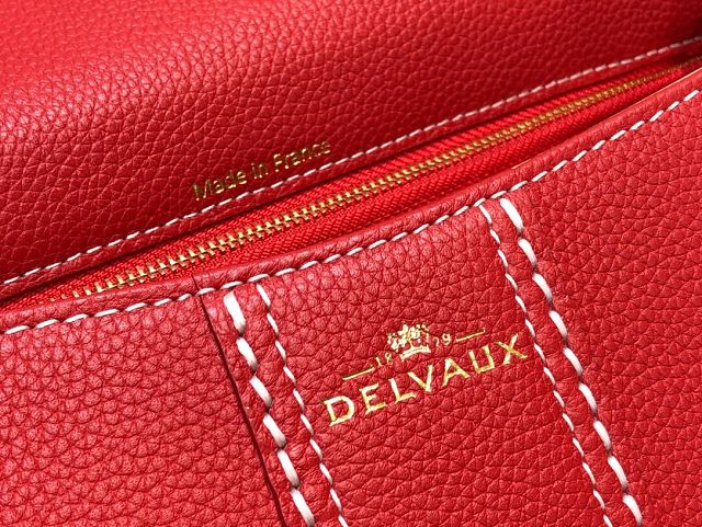 Delvaux original grained calfskin brillant mini bag AA0406 red