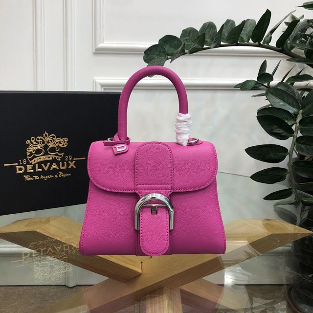 Delvaux original grained calfskin brillant mini bag AA0406 rose magnolia