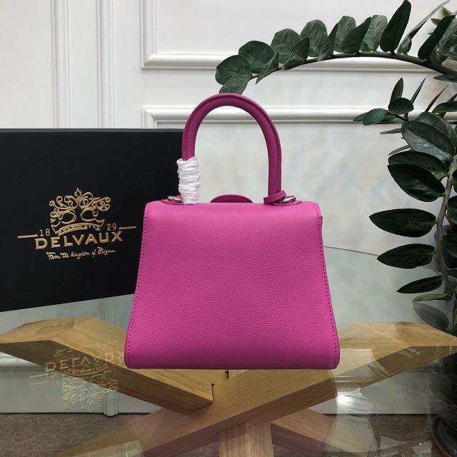 Delvaux original grained calfskin brillant mini bag AA0406 rose magnolia