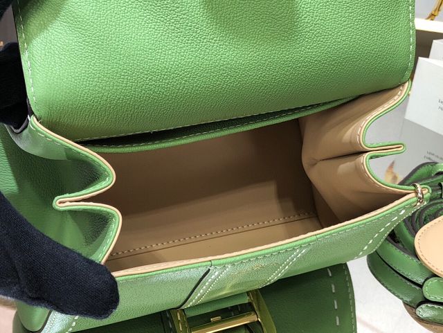 Delvaux original grained calfskin brillant mini bag AA0406 vert criquet