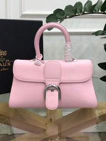 Delvaux original grained calfskin brillant small bag AA0417 pink