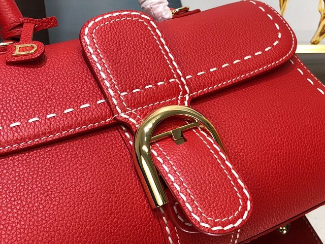 Delvaux original grained calfskin brillant small bag AA0417 red