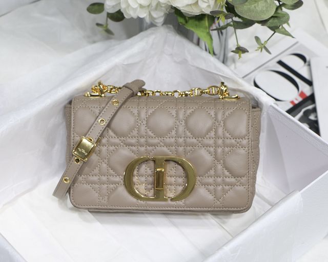 Dior original calfskin small caro bag M9241 grey