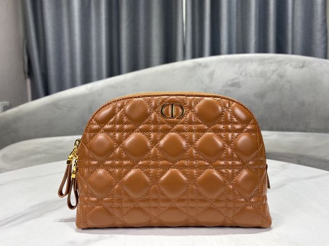 Dior original lambskin caro beauty pouch S5047