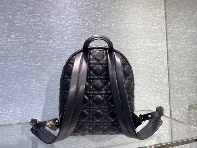 Dior original lambskin meduim backpack M9221 black