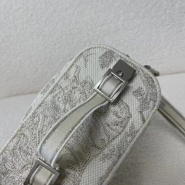 Dior original canvas diortravel vanity case S5529 grey